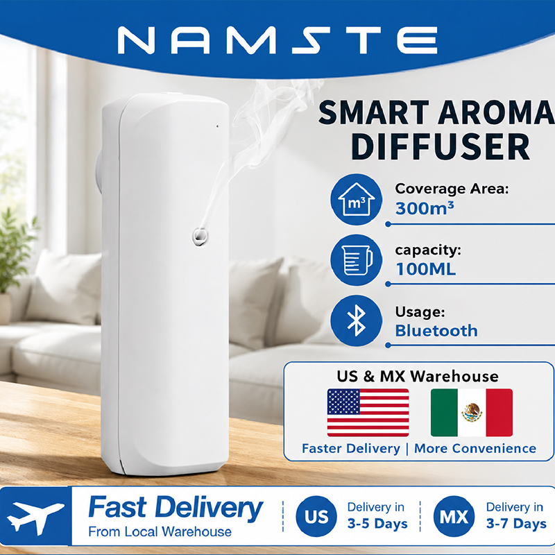 ناشر زيوت عطرية NAMSTE بتقنية  - مراجعة Home Fragrance Logo وسعره